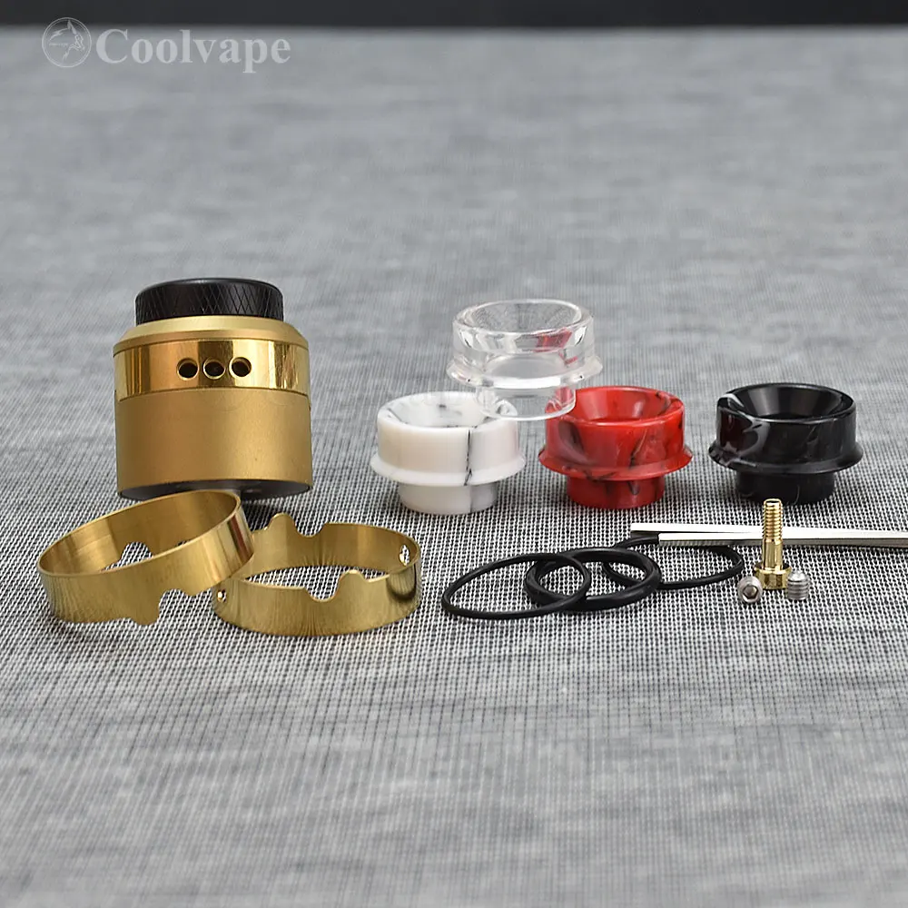 

Coilturd AN RDA атомайзер с одной или двойной катушкой RDA атомайзер с BF Pin атомайзер 4 шт. qp fatality m25 rta 810 дрип-тип 316ss атомайзер RDA