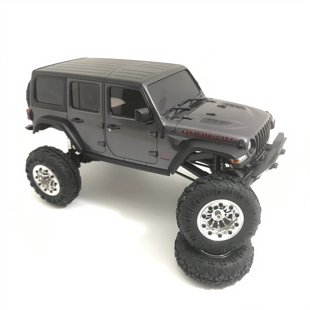 ZERO-Z Kyosho MINI-Z 4X4 ruote in alluminio con pneumatici argento per MINIZ 4X4 Jimny/JEEP Wrangler Rubicon/(4 pezzi/5 pezzi) # Z-403S-4