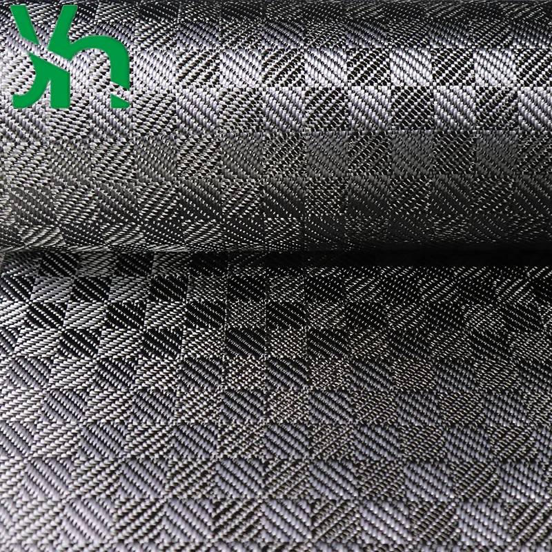 

3k280gsm carbon fiber jacquard fabric, square checkered jacquard, car modification DIY handicraft cloth