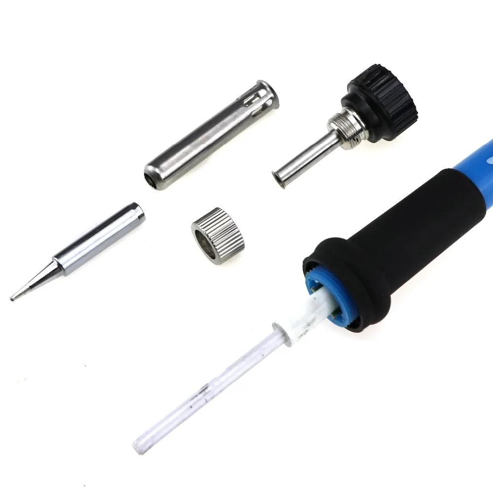 Adjustable Temperature Electric Soldering Iron 220V 110V 60W 80W Welding Solder Rework Station Heat Pencil Tips Repair Tools