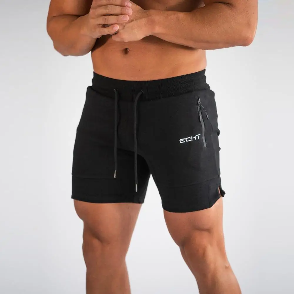 2024 nuovi uomini tasca con Zip Fitness palestre pantaloncini uomo estate Running pantaloni corti uomo Jogger Workout Beach Brand sport Shorts uomo