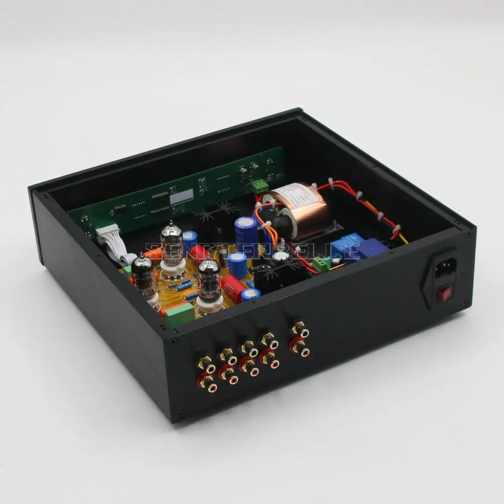PRT07B Referência Marantz 7 M7 Pré-amplificador de circuito HiFi Áudio ECC83 Tubo Pré-amplificador de controle remoto com 4 entradas e 1 saída