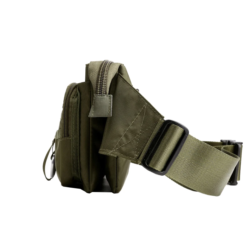 High Quality Nylon Men Belt Bag Fashion Waist Bags Military Hip Pockets Handy Fanny Pack Waterproof Anti-theft Travel Chest Bags