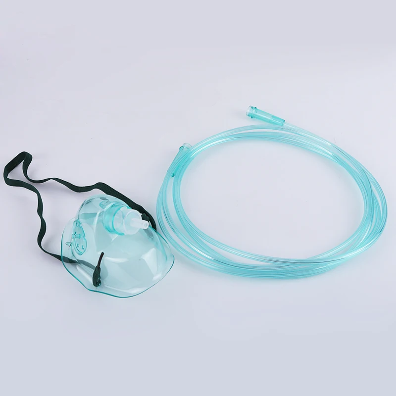 Canack Disposable Oxygen Mask With Adjustable Headgear For Adult Breathing In Clinic Health Care Medical Or Home image 4