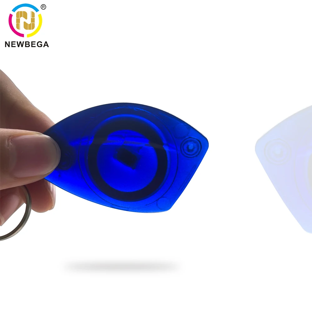 Imagem -02 - Rfid Keyfobs com Maple Leaf para Cartão de Controle de Acesso Chaveiro Regravável T5577 125khz Novo Tk4100