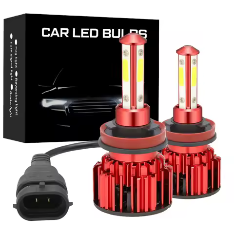 2pcs 16000Lm 50W H4 H13 9008 9004 9007 Hi/Lo Beam H7 9005/HB3 9006/HB4 H11 H8 Auto Led Headlight 6500K White Car Lights 12V