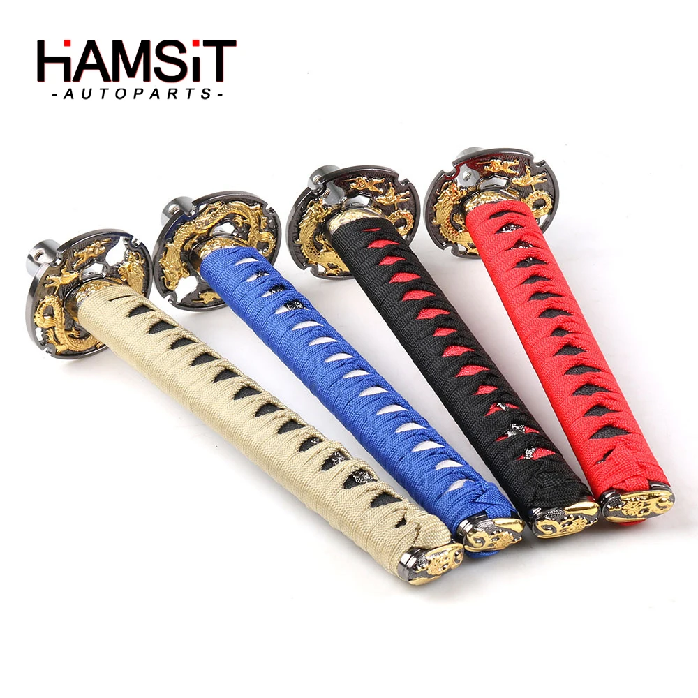 Hamsit Bushido Gear Head Long Type 260 mm universal Manual automatic universal shift knob shift handle personality modification