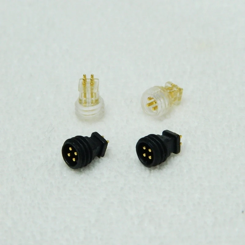 1 Pair Female Male Port XLR Earphone Pin Headphone Plug DIY For JH AUDIO JH24 Roxanne 24 Iriver AK R03 AKR02 UM PP6 Connector