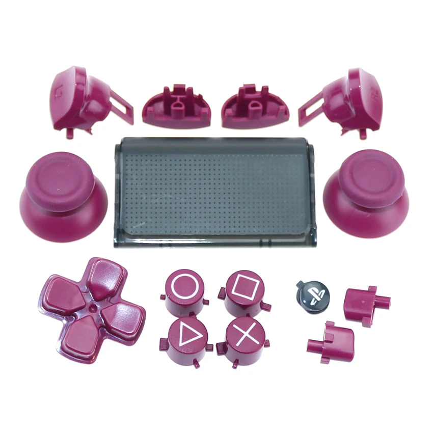 JCD 1Set Plastic Full Set Joysticks D-pad R1 L1 R2 L2 Direction Key AB XY Buttons For Sony PS4 Pro JDS 040 JDM 040 Controllers