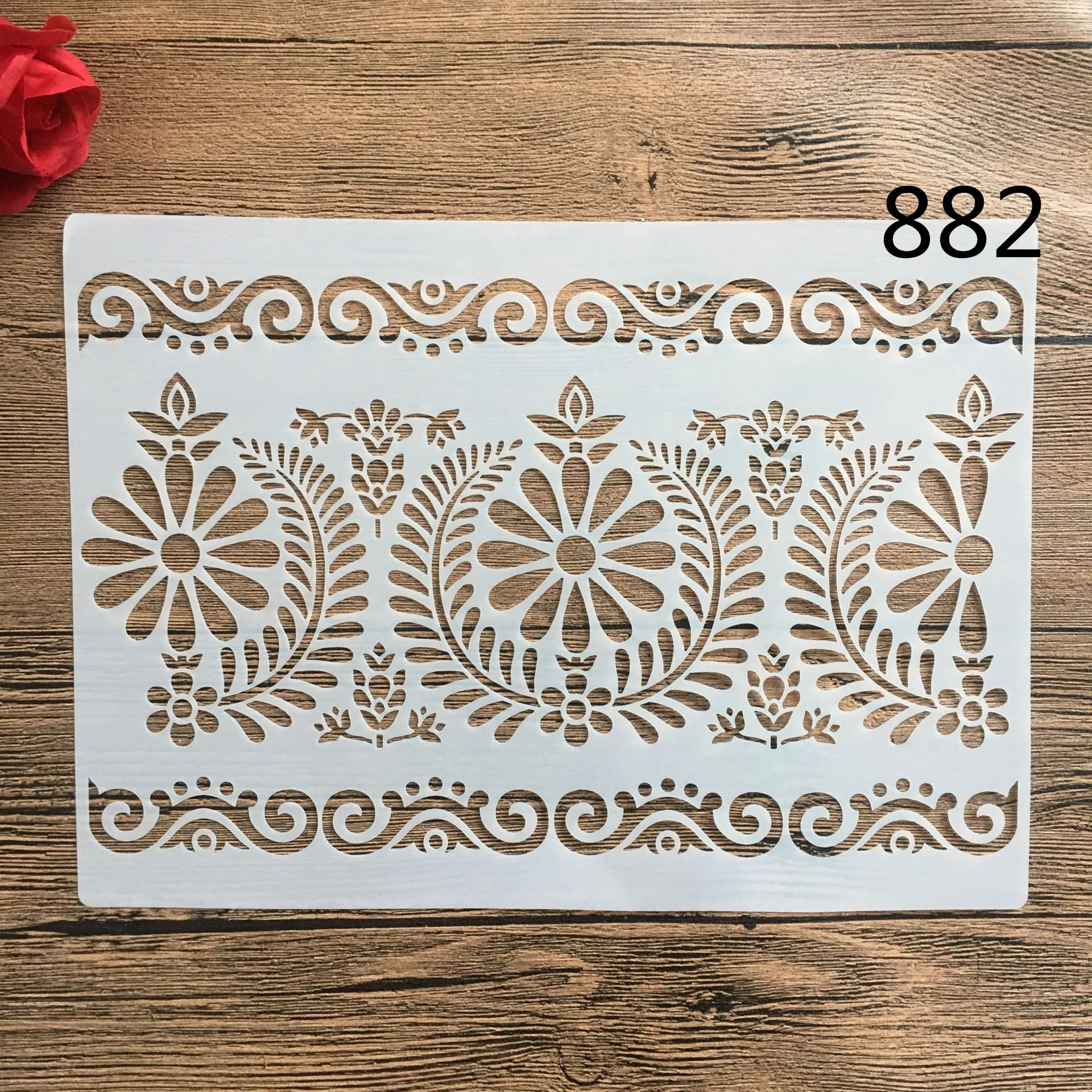 4pcs/set A4  Mandala Stencils Painting Coloring Embossing Scrapbook Album Decorative Template cake stencil paris decorations