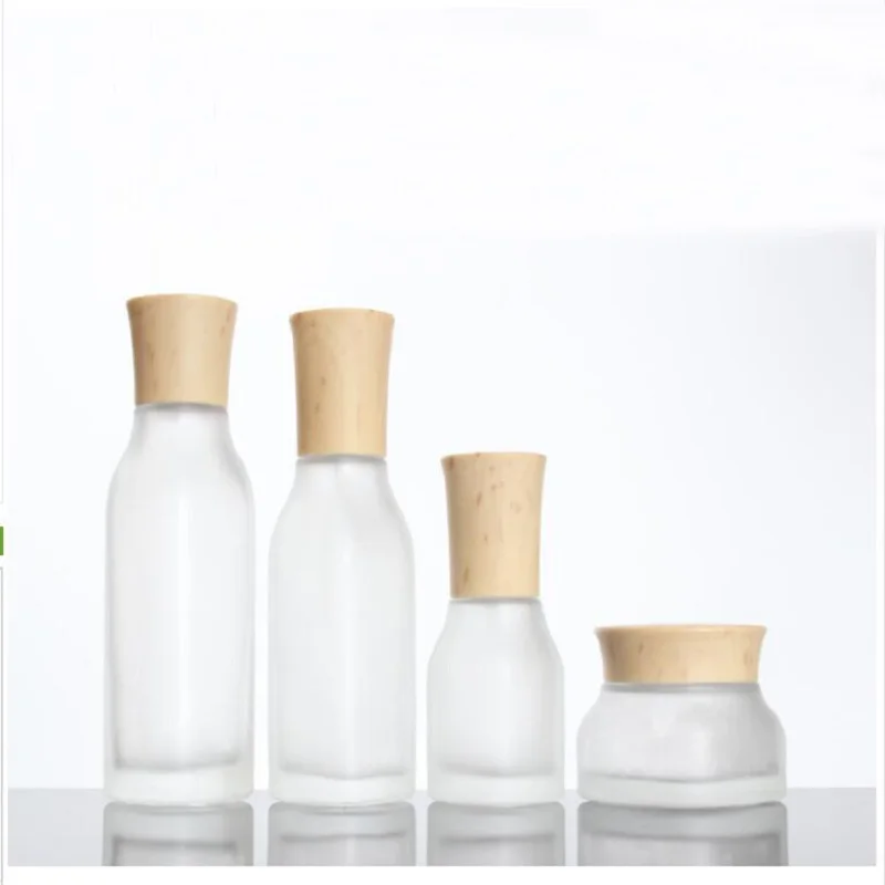 50G 1.7FL OZ square shape frosted glass bottle for night day cream/mask/eye serum/essence/moisturizer/ skin care  packing