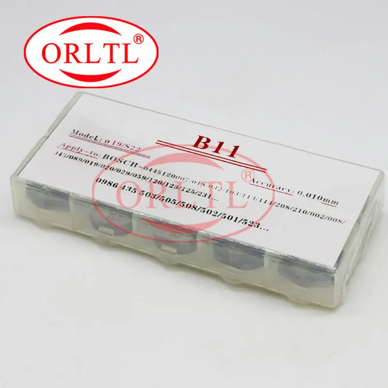 50 pcs ORLTL  B11 Size: 1.20mm--1.38mm  Common Rail Injector Adjustment Shims  Shims Washer  For B0sch  0445120