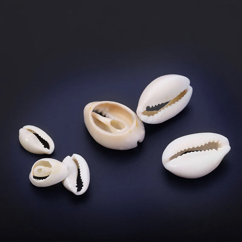 30pcs/lot Sea Cowrie Shell Beads 9*13/17*23mm Loose Abalone Shell Beads Bracelet Necklace Supplies For Jewelry Making Findings