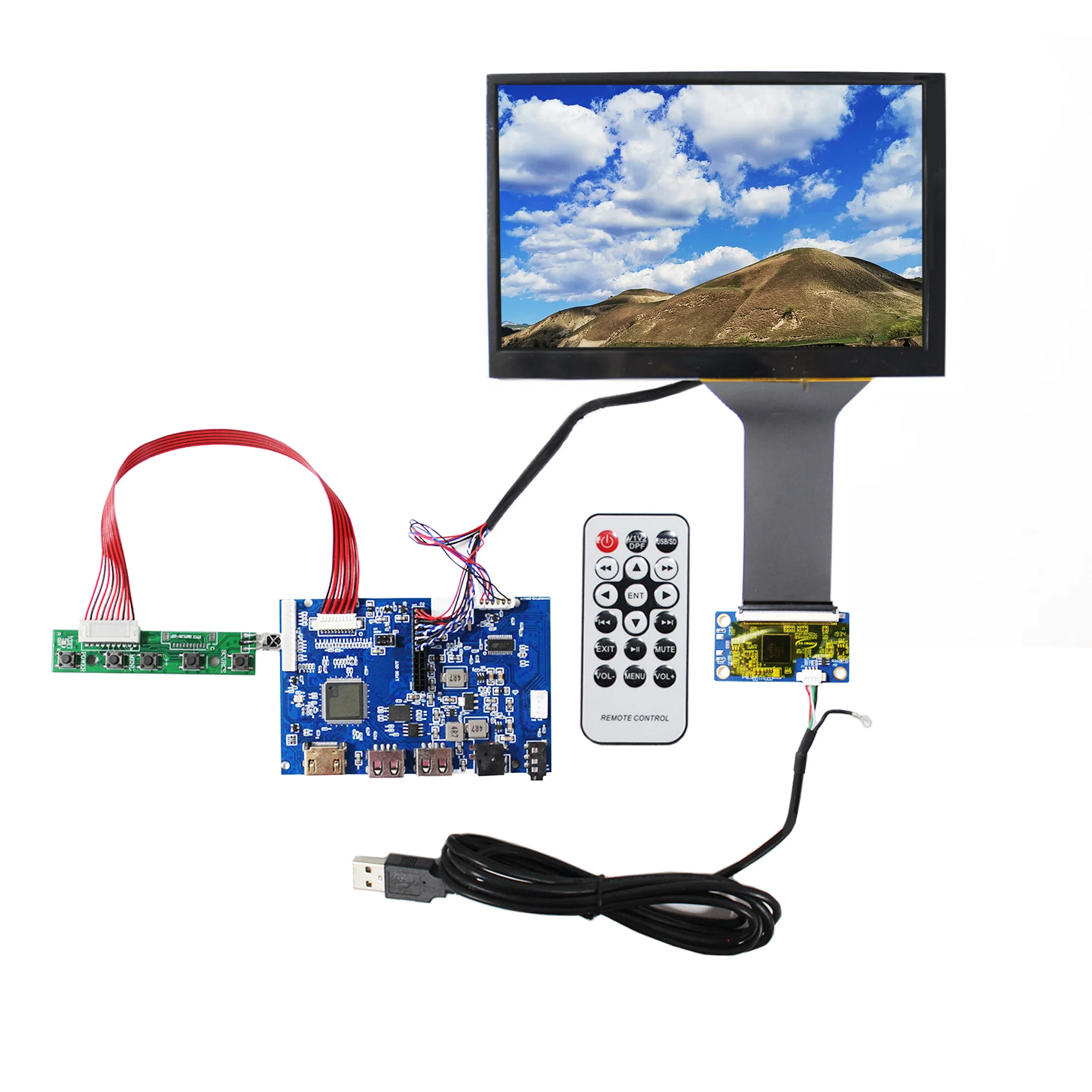 

7inch N070ICG-LD1 1280X800 IPS Touch panel Screen with HD-MI USB Android LCD Controller Board Support Video Play / WIFI Module