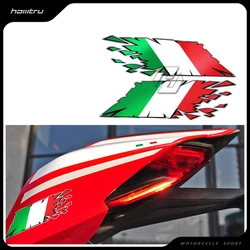 Calcomanías de tanque de motocicleta, estilo italiano, bandera italiana