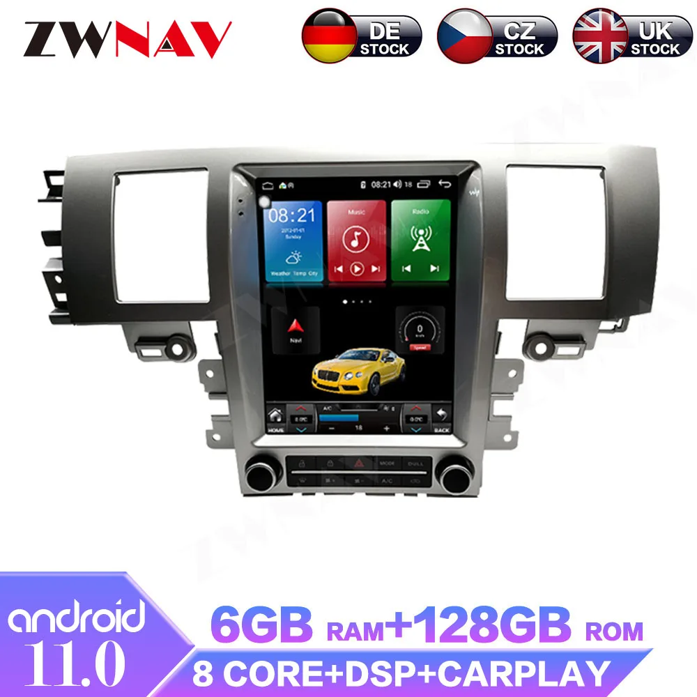 

Tesla Vertical Screen Android 11 6G+128GB For Jaguar XF 2008 - 2015 Car Radio Multimedia Player Stereo GPS Navi Built-in Carplay