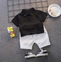 DIIMUU Baby Children Boys Clothing Sets 2pcs T-shirt + Shorts Kids Outfits 1-4 Years Fashion Cotton Tops Pants Summer Wear