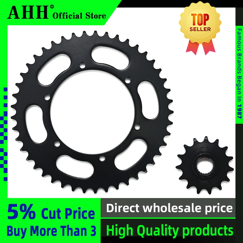 AHH A Set Front And Rear Chain Sprocket Gear Chain Gear Sprocket Disc Wheel Kit For Yamaha XJR400 XJR 400 Motorcycle Accessories