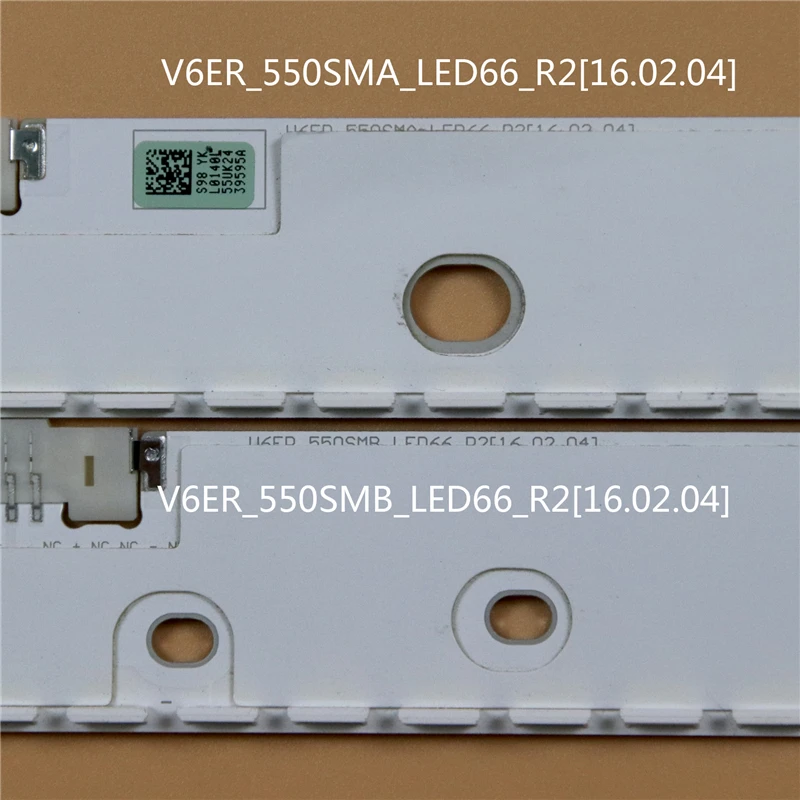 LED Array Bars V6ER_550SMA_LED66_R2[16.02.04] LED TV'S Backlight Strip Matrix Kit V6ER_550SMB_LED66_R2[16.02.04] Lamp Lens Band