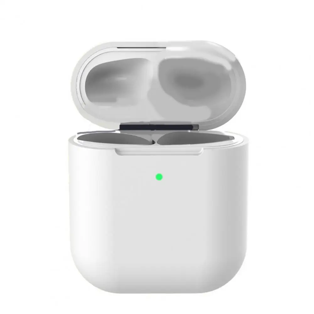 실용적인 내마모성 실리콘 무선 이어폰 케이스 커버, 이어폰 보관 가방, 2 인용