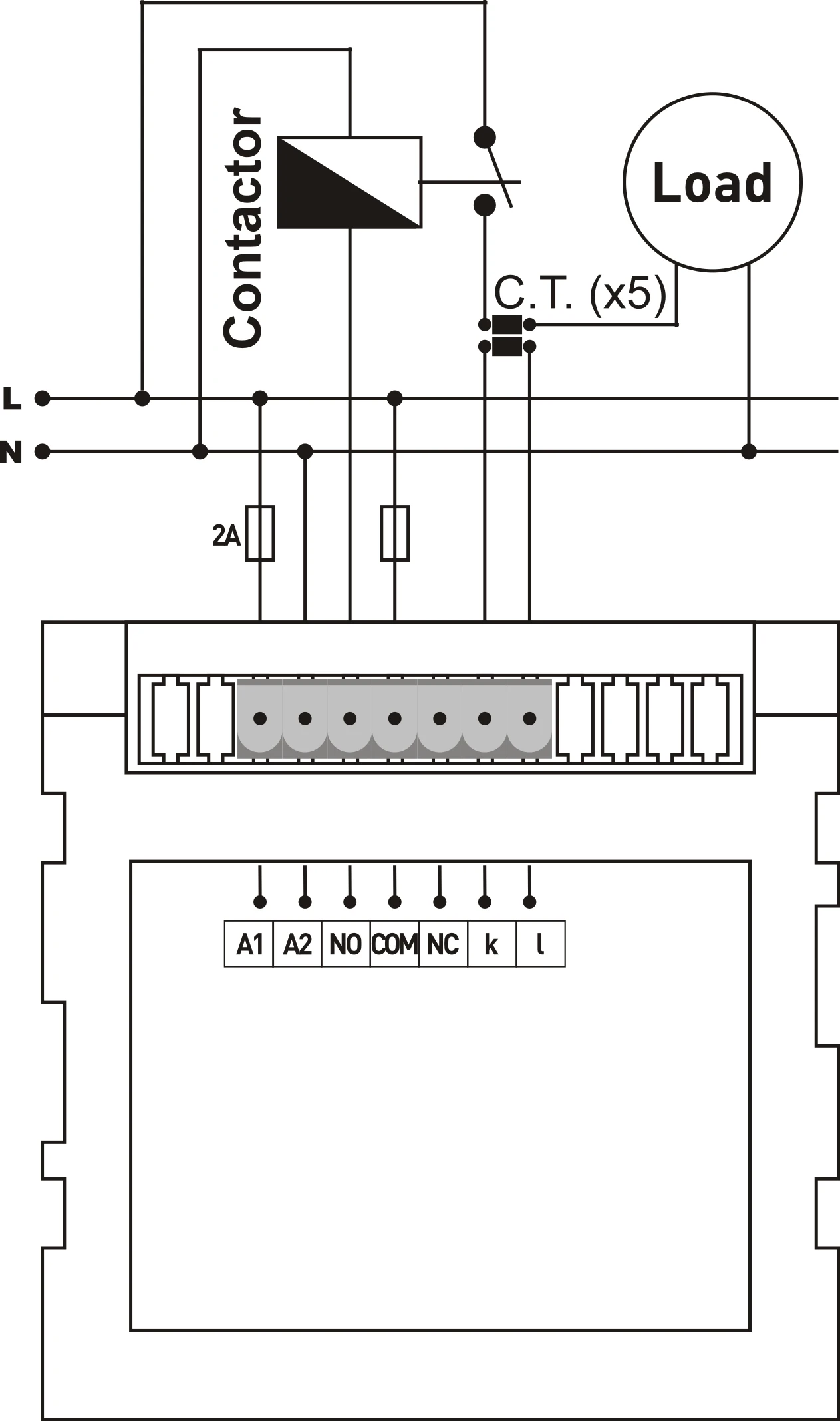 Samwha-Dsp DA-VIP04 Digital Adjustable Overcurrent Ammeter(0.1-999A)(With Alarm)