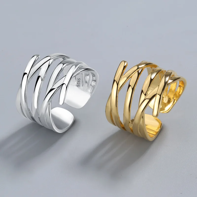 Anillos de Plata de ley 925 Para Mujer, anillo de oro de circón, Anillos de Plata 925 Para Mujer, joyería fina