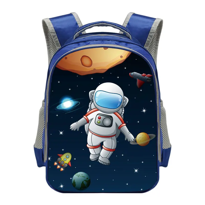 Planet / Astronaut Backpack for Boys Children Spaceship Pattern School Bags Galaxy Space Shuttle School Backpack Kids Bookbag
