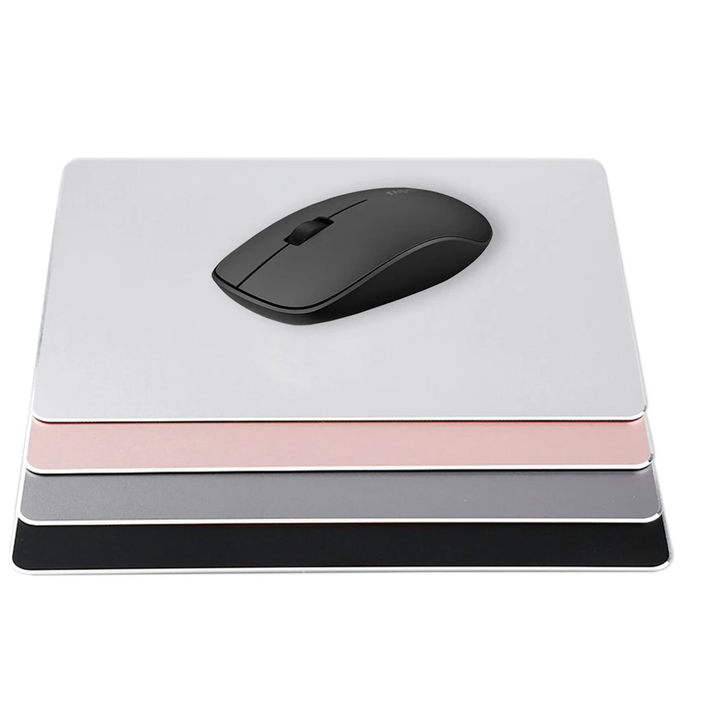 Slim Sleek Anti-Slip Aluminum Alloy Computer Gaming Mouse Pad Mat Mice Mousepad Sleek and modern design steady glide