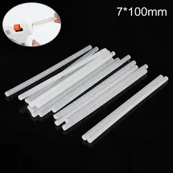 Hot Melt Glue Sticks 5pcs/10pcs/20pcs 7mm x100mm  For Electric Glue Gun Craft Album Repair Tools For Alloy Accessories