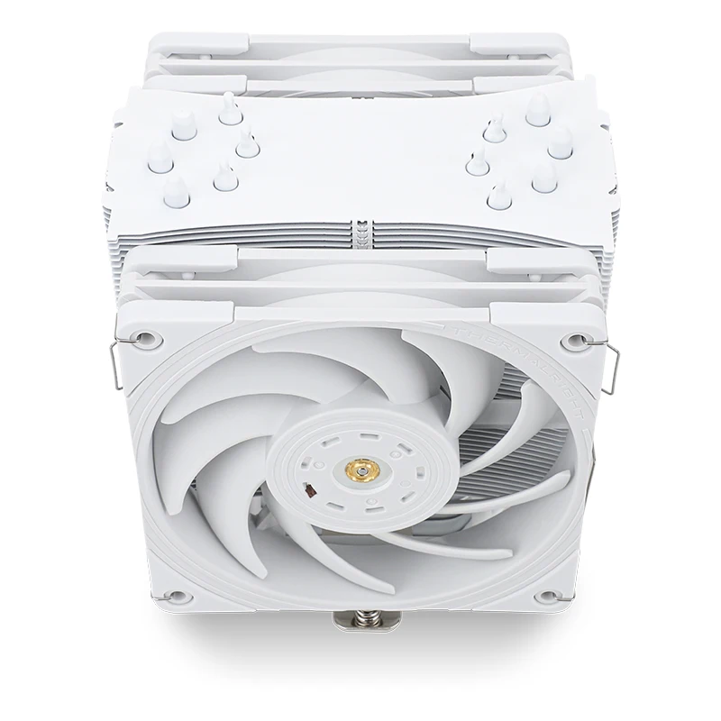 Thermalright-Refroidisseur de processeur U120EX REV.4, blanc, 6 tubes en cuivre, avec ventilateur PWM 120mm 4PIN, adapté pour Intel 115x2011 2066 AM4