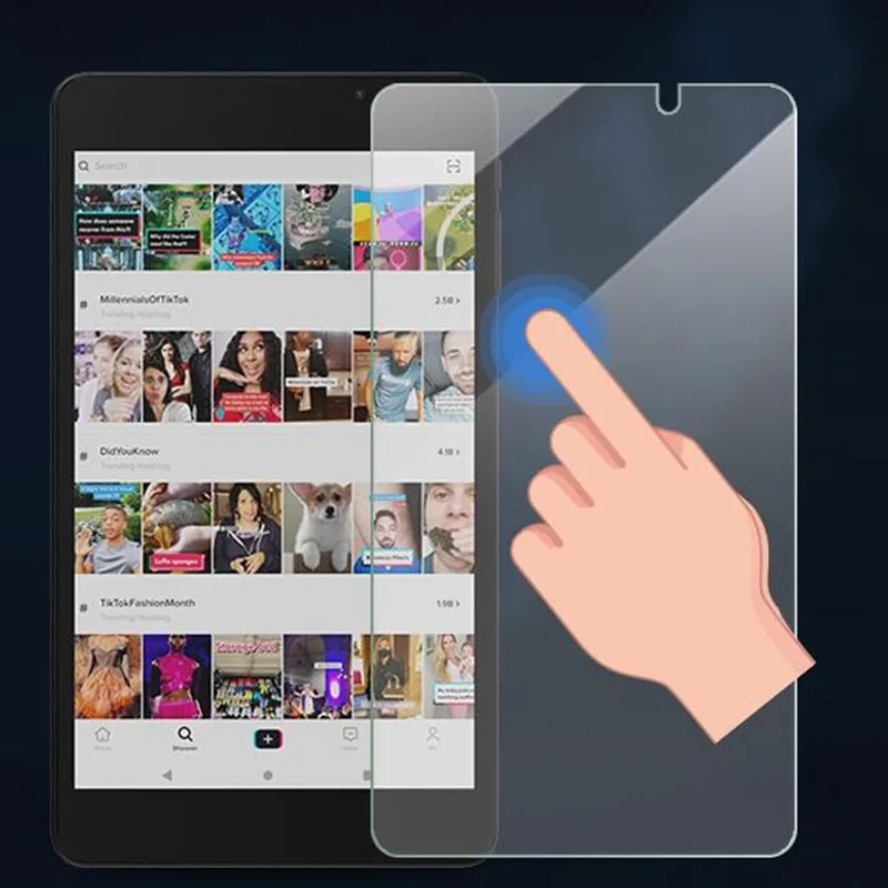 Tempered Glass For COOPERS CP80  8inch Tablet Screen Protector Protective Flim