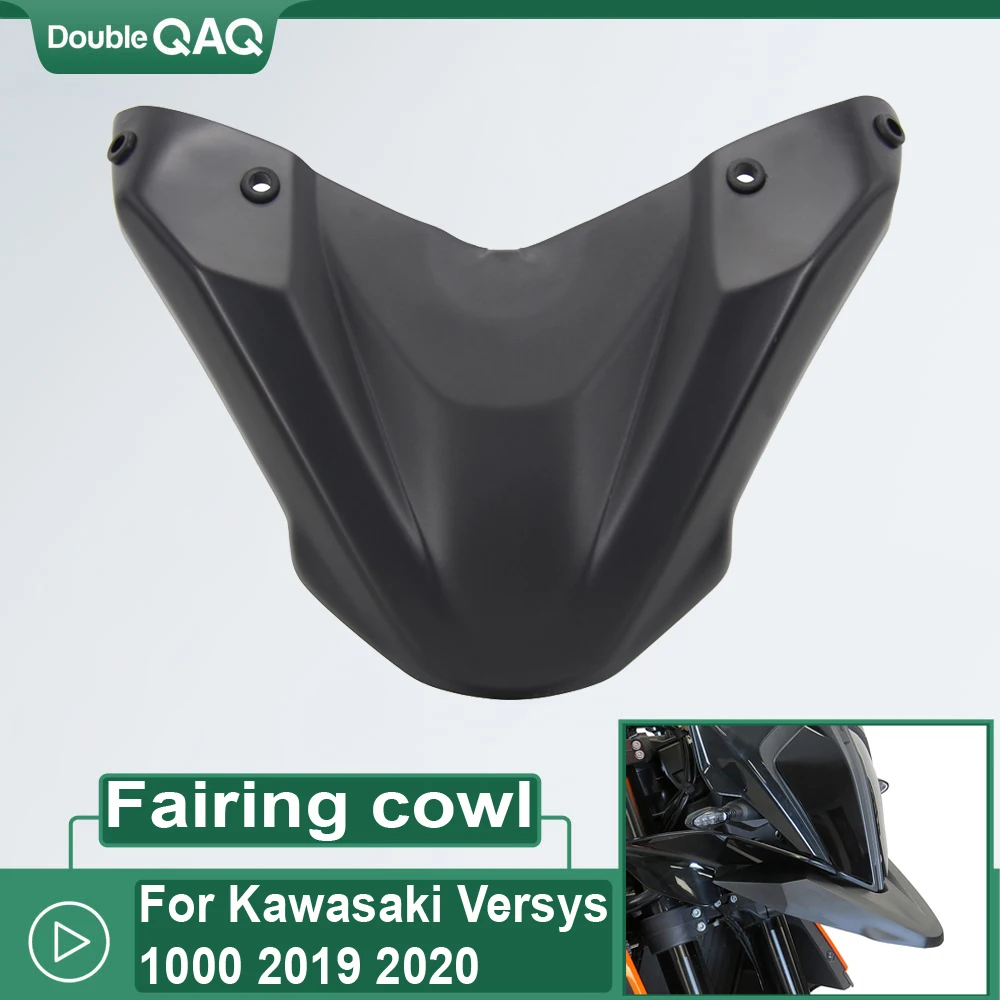 Quadro protetor de farol dianteiro para motocicleta, 2019 2020, para kawasaki versys 1000, capô de carenagem