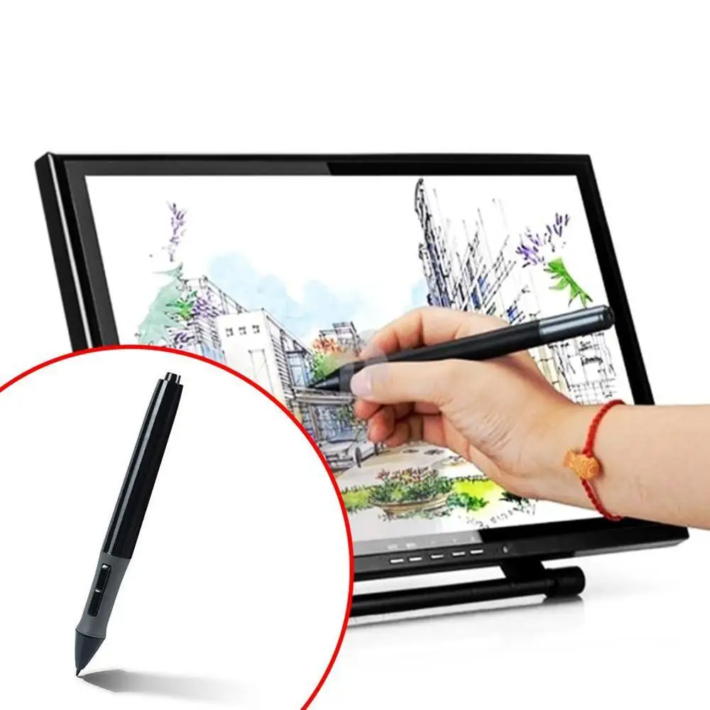 Profession for Huion Digitale Pen P68 Voor forHuion 420/H420/Nieuwe1060 Plus tekening Tablet 2048 Levels Draadloze Screen Stylus