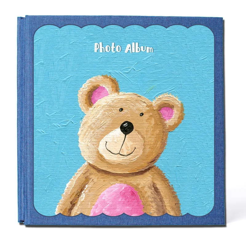 Large-capacity Children Album Diy Manual Self-adhesive Film-covered Photo Album Memorial Album Baby Growth Record Book