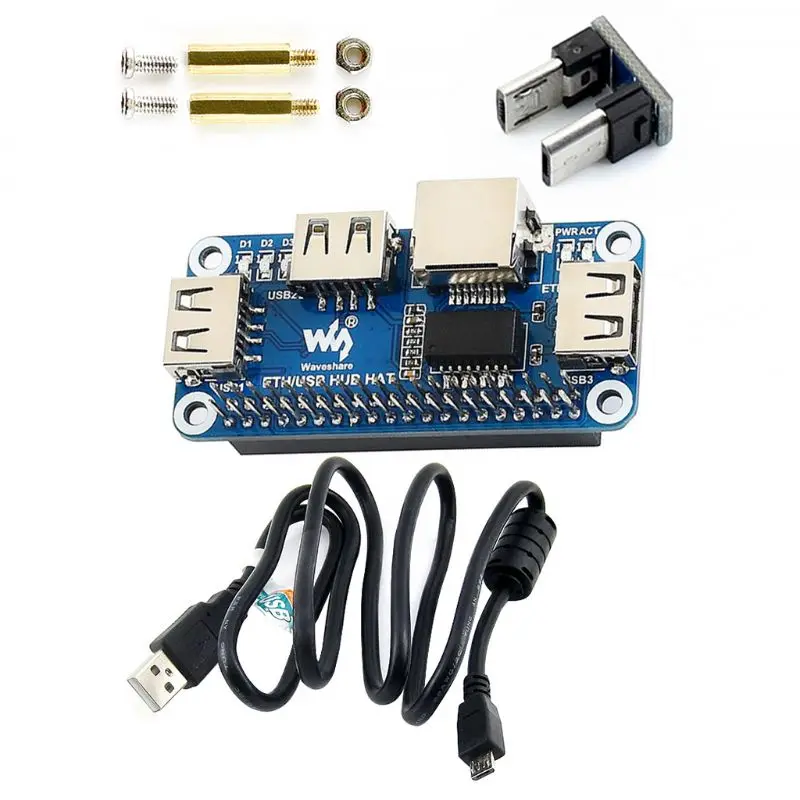 2022 neue 1 stücke Raspberry Pi 4B/Null W USB zu Ethernet RJ45 Ne twork Port USB HUB Hub splitter