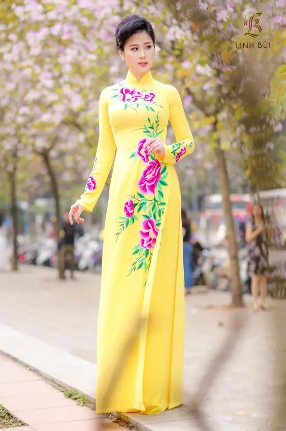 

aodai vietnam clothing cheongsam aodai vietnam dress vietnamese traditionally dress long sleeves cheongsam modern plus size