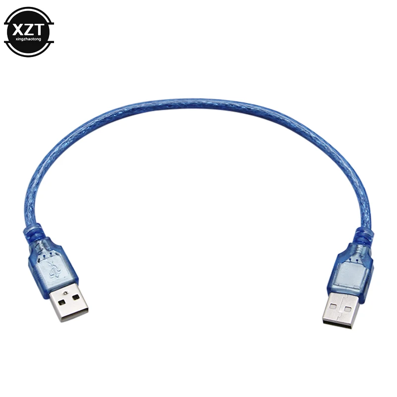 New USB 2.0 Male To Male Cable USB Type A Cable Extender Wire 0.3M 0.5M 1M 1.5M 3M Camera Hard Disk