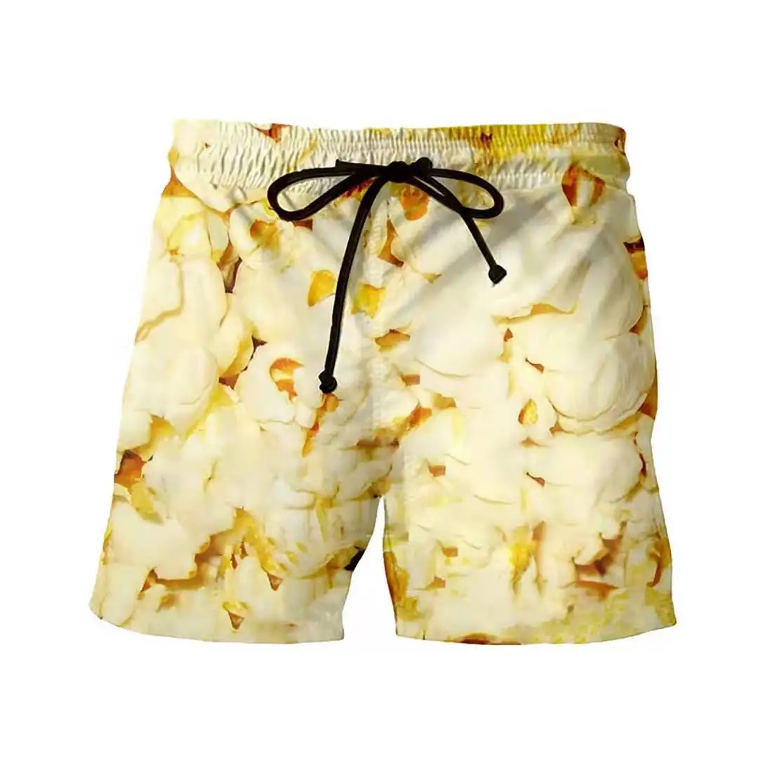 Xysaqa Maillot de Bain Homme Grande Taille Short de Bain Homme Short de Plage Hawaïen Imprimé Palmier Taille Élastique avec Cordon 3X 4X 5X Économies d'Été