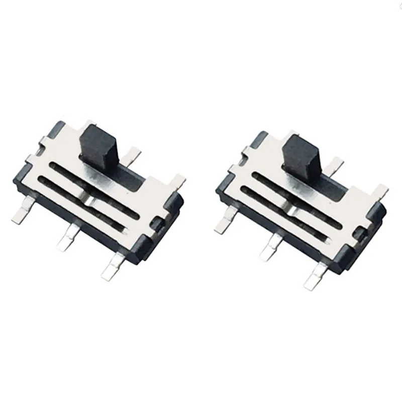 

10 шт. 6-контактный 6-контактный мини-переключатель слайдов 2-позиционный микро-переключатель слайдов концевой переключатель