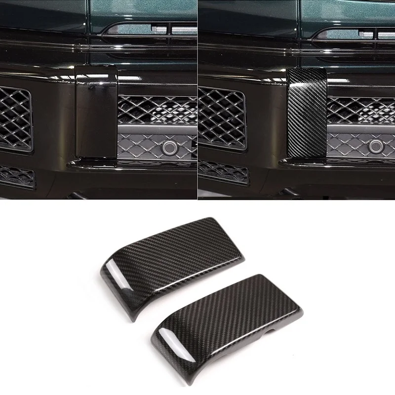 

Dry Carbon Fiber Front Rear Bumper Decorative Cover Trim Sticker Fit For Mercedes Benz G Class W464 G63 G500 G550 2019-2020