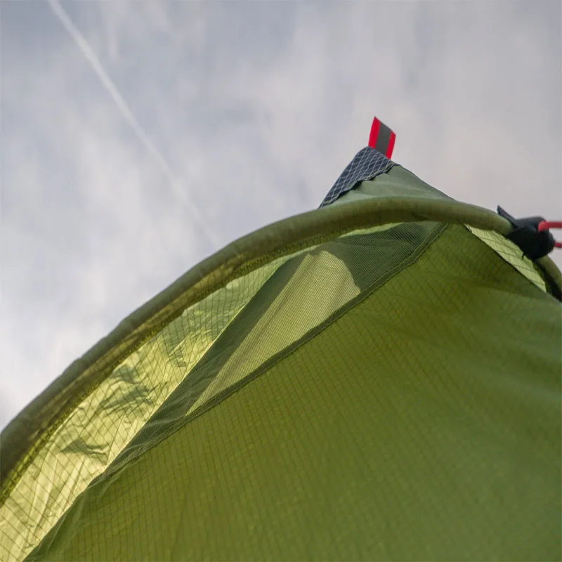 FLAME'S CREED Lanshan 2 Pro Just 920 Gramm 2-seitiges 20D-Silikon-Leichtgewicht-2-Personen-Rucksack-Campingzelt für 3 und 4 Jahreszeiten – Detail 5