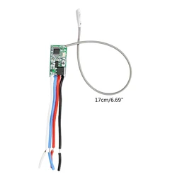 Upgraded Version 433Mhz 1CH RF Relay Receiver Wireless Remote Control Switch Module LED Light Controller