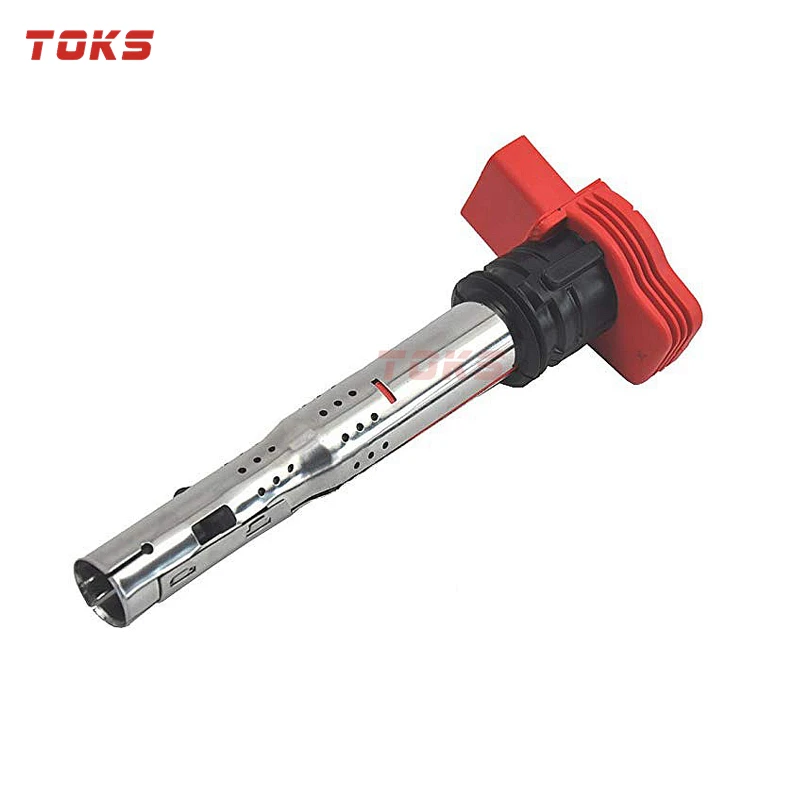 TOKS 1-4pcs 06E905115E Car Ignition Coil For VW Jetta Golf Passat Tiguan CC Touareg Audi A4 A5 A6 A7 Q5 Q7 R8 S4 S5 S6 S8 SQ5