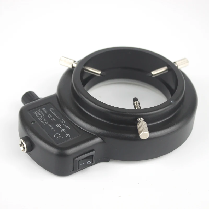 144 LED Miniscope แหวนแหวน Light 0 - 100% ปรับสำหรับ Miniscope แหวน AC 110V-220V