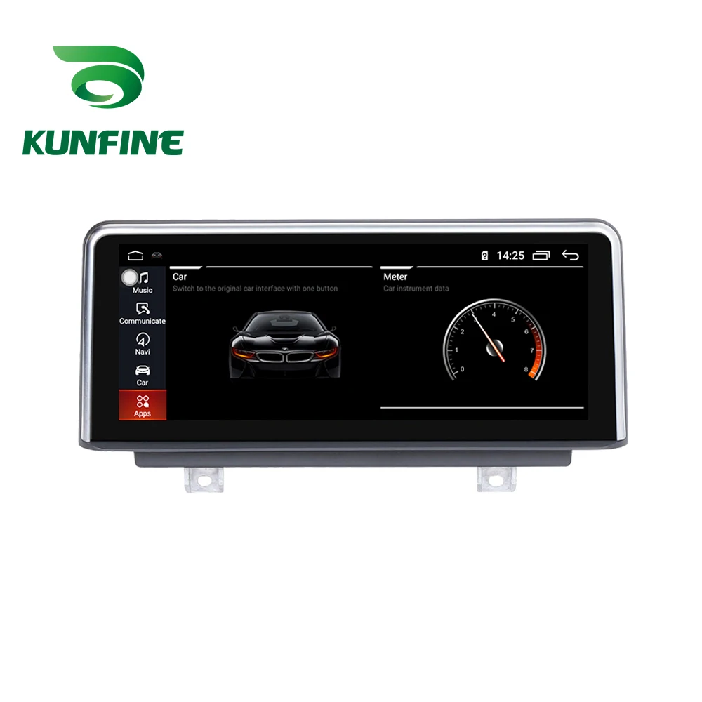 KUNFINE Android 9.0 4GB RAM 64GB Rom Car DVD GPS Multimedia Player Car Stereo Deckless For BMW 3 F30/F31/F34 Radio Headunit WIFI