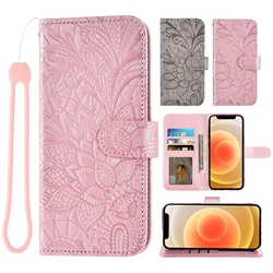 Luxury Flip Cover Leather Wallet Phone Case For Nokia 225 4G Credit card slot wrist