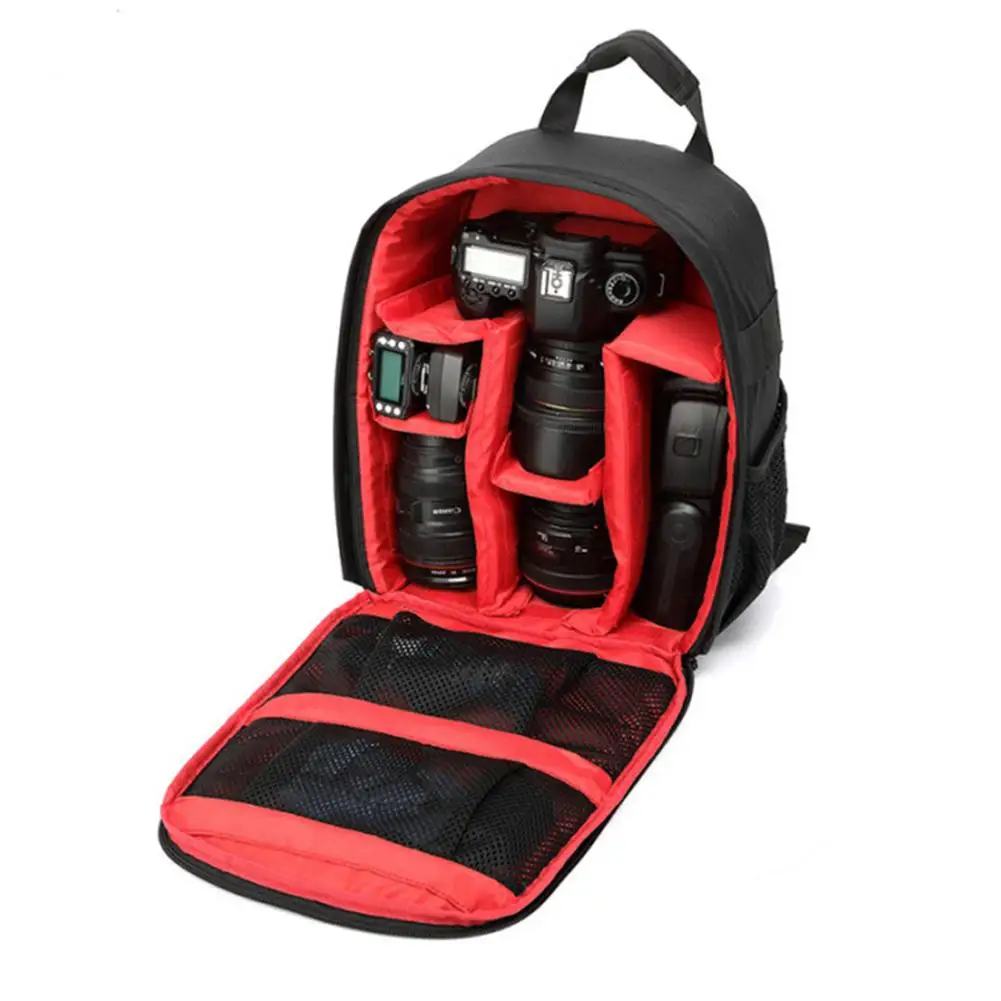 Mochila impermeable profesional para fotografía al aire libre, paquete de bolsa de viaje para cámara DSLR