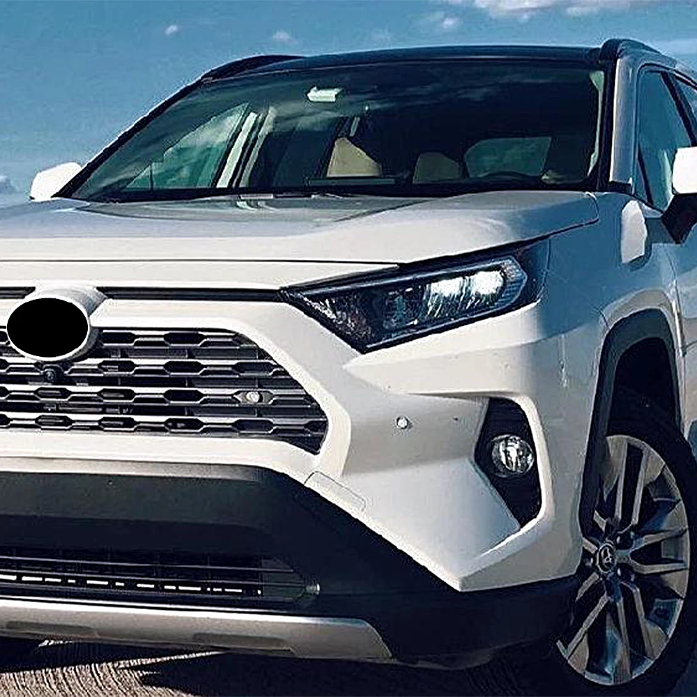 Fog Lights LED Fog Light Headlight For Toyota RAV4 RAV 4 XA50 2019 2020 2021 Halogen Fog Lamp Cover Grille Bezel Frame