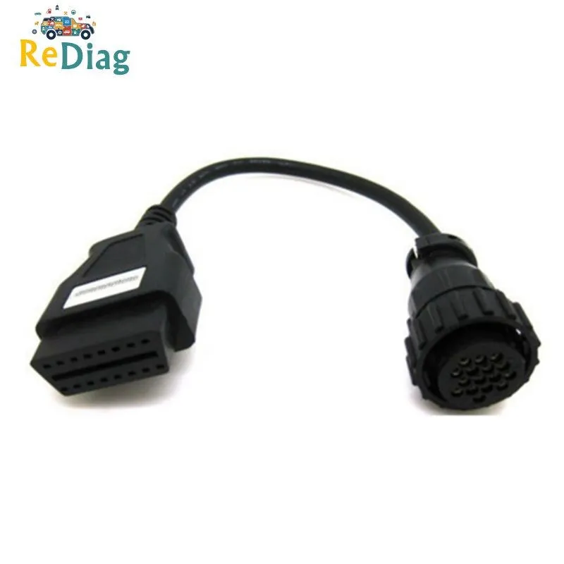 Truck Connector For Scania 16Pin to OBDII 16Pin Female OBD2 Extension Cable For Scania 16 Pin to 16pin OBD female OBD2 2 adapter