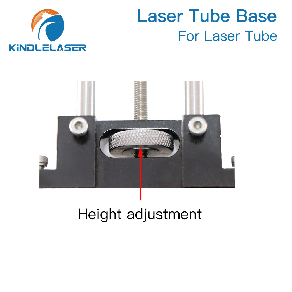 Supporto per supporto per tubo laser a forma di V Co2 in metallo KINDLELASER per macchina da taglio per incisione laser